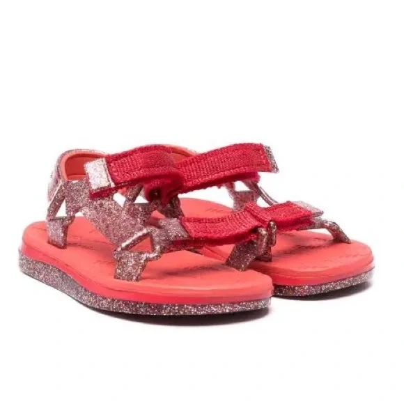 MINI MELISSA Papete+Rider Glitter Sandals - Picture 2 of 3
